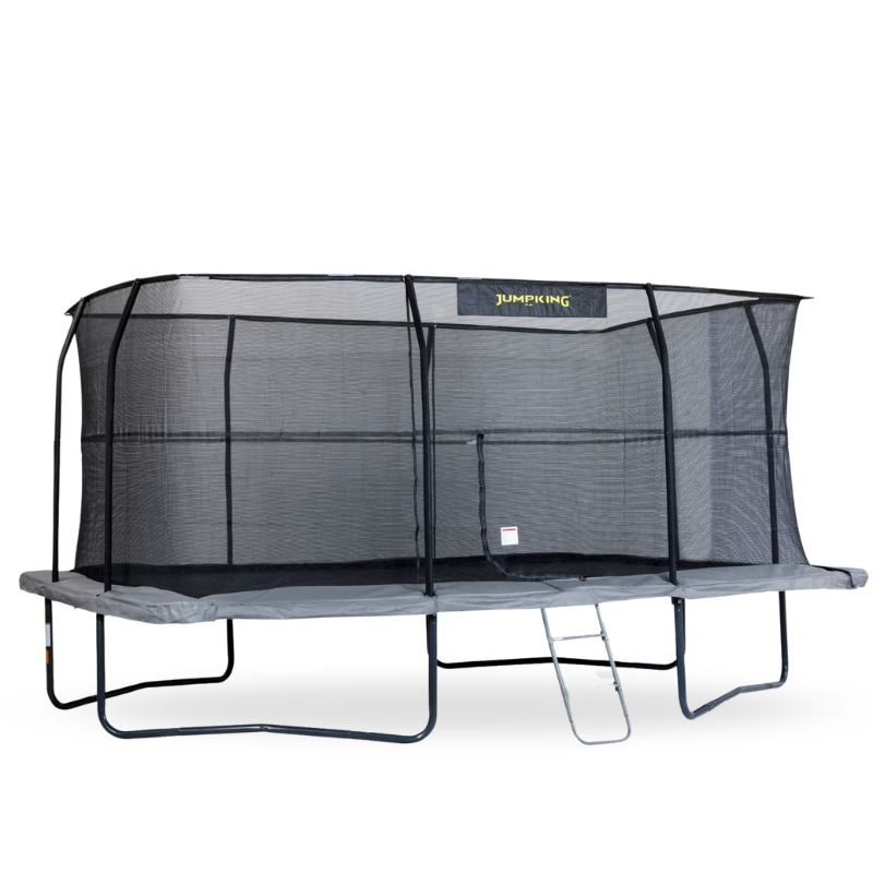 11.5ft x 16ft Jumpking Rectangular Professional Trampoline with Accessories