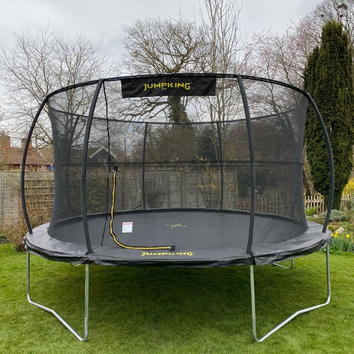 14ft Jumpking Combo Deluxe Round Trampoline with Accessories