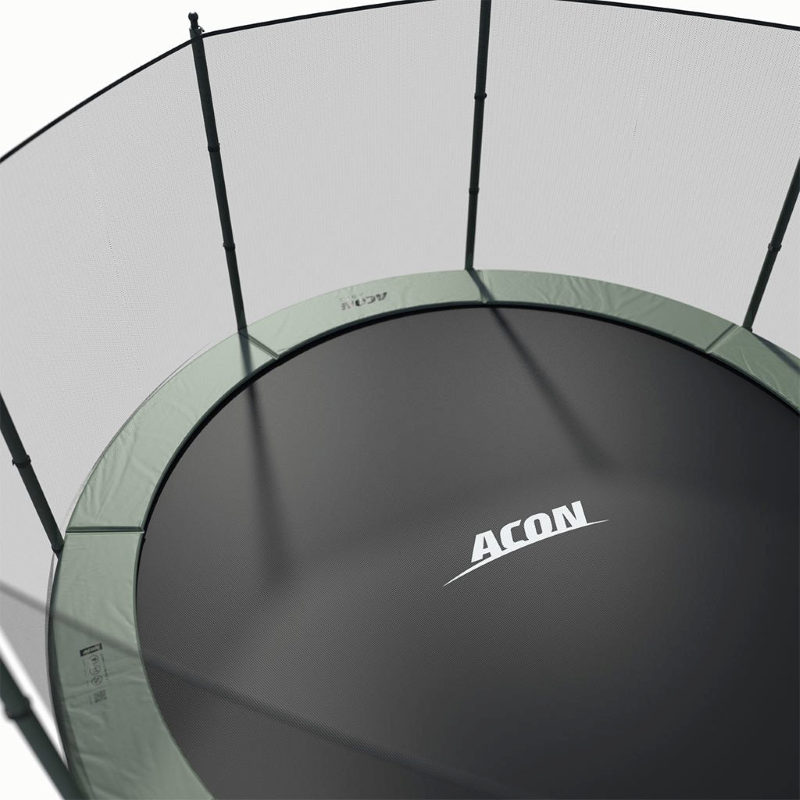 ACON Air 10ft Round Trampoline with Enclosure Net