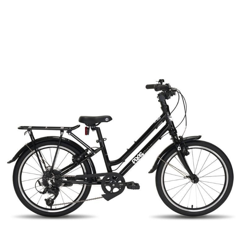 Frog City 53 Black bicycle on a white background